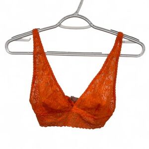 Victoria's Secret Orange Lace Bralette